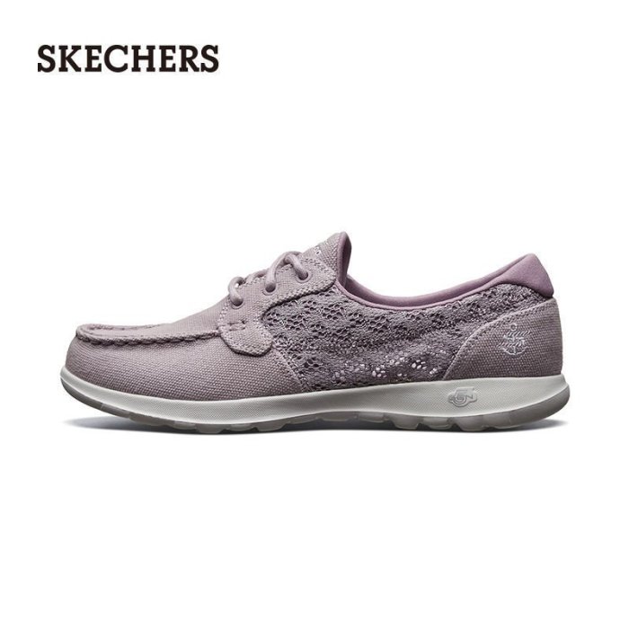 100原廠％Skechers斯凱奇ON THE GO緩震健步鞋女蕾絲花紋帆布鞋休閑鞋16421