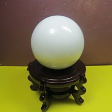 【競標網】天然罕見西藏白玉石球1.3公斤95mm(回饋價便宜賣)限量10組(賣完恢復原價500元)