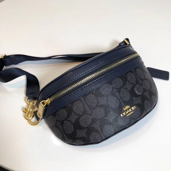 琪琪OUTLET代購 COACH 39937 新款復古拼色女士Selena Balt Bag腰包 胸包斜挎包 附代購憑證