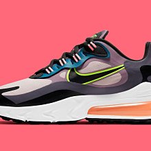 南◇2021 2月 NIKE AIR MAX 270 REACT 黑紫 桃紅 休閒慢跑 大氣墊 拼接CV8818-500