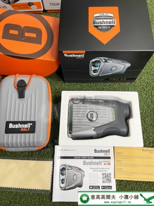 [小鷹小舖] Bushnell Golf PRO X3 高爾夫雷射測距儀 雷射測距望遠鏡 期位鎖定 計算出精準的擊球距離