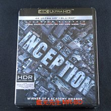 雙碟中文 [藍光先生4K] 全面啟動 UHD+BD 三碟限定版 Inception