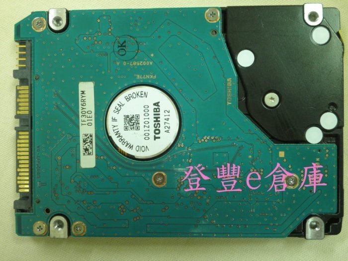 【登豐e倉庫】 DF590 Toshiba MK3256GSYF 320G SATA2 電路板(整顆)硬碟