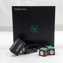 全揚撞球 日本【HR 綠色 三代巧克粉】(單顆&盒裝)Hybrid Chalk v3 撞球巧克 綠色 黑盒