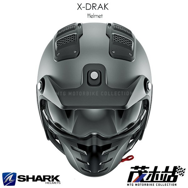 ❖茂木站 MTG❖ 法國 SHARK X-DRAK 3/4罩 安全帽 防刮 內襯可拆 眼鏡溝 2019。消光灰