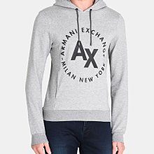 【A/X男生館】【ARMANI EXCHANGE大LOGO印圖連帽T恤】【AX001F1】(XS)