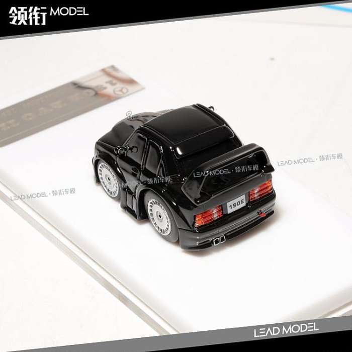 現貨|賓士蛋蛋車 190E EVO II Q版 ArtWork 1/64 黑車模型 EGG