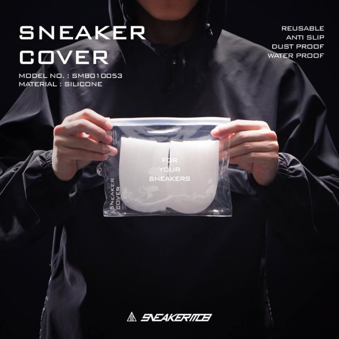 【A-KAY0】SNEAKER MOB COVER 防滑 防雨 防水鞋套 透明白【SMB10WHIT】