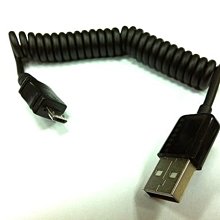 小白的生活工場*USB2.0 A公micro USB  彈簧線(US2007)~現貨