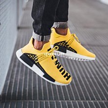 Adidas Originals Nmd Human Race 休閑運動 慢跑鞋“ Yellow”黃色 Bb0619 男女鞋