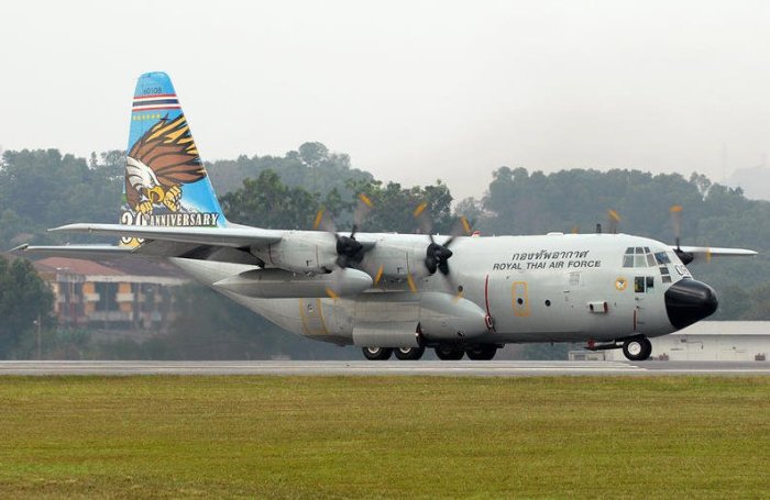 **飛行夢想家**Inflight 1/200 泰國空軍 Thailand Air Force C-130 60108