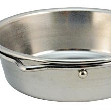 【現貨】專利白鐵平碗連架組／不鏽鋼碗+碗架／懸掛式，可固定小型犬貓小動物用食碗