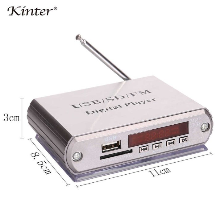 Kinter A5 藍芽接收器 AUX 播放機 讀卡器 FM MP3 音頻接收器 音箱變藍芽音響 音箱音響轉換器