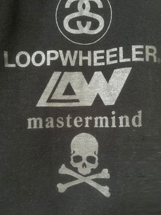 BLACK全新LOOPWHEELER x MASTERMIND JAPAN x STUSSY連帽外套MMJ帽夾/帽T