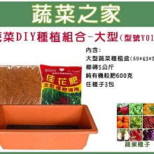 【蔬菜之家滿額免運013-A08】蔬菜DIY種植組合-大型//型號Y01B※此商品運費適用宅配貨運※