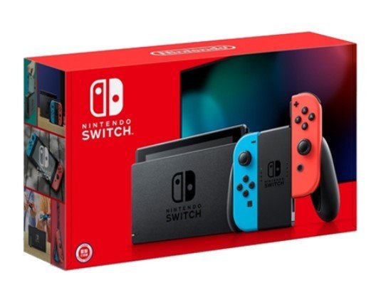 【桌子電玩】Switch 電加版 動森/藍紅 主機 台灣公司貨 漆彈手把 JOYCON 任天堂 NS 漆彈 原廠保固一年