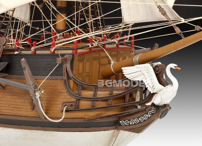 現貨熱銷-3G模型 利華塑料拼裝艦船 05605 Pirate Ship 海盜船 1/72~特價