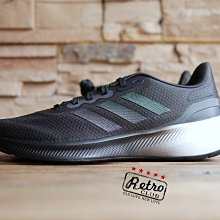 Retro CLUB【一元起標】【全新】ADIDAS RUNFALCON 3.0 黑色 慢跑鞋 W24509