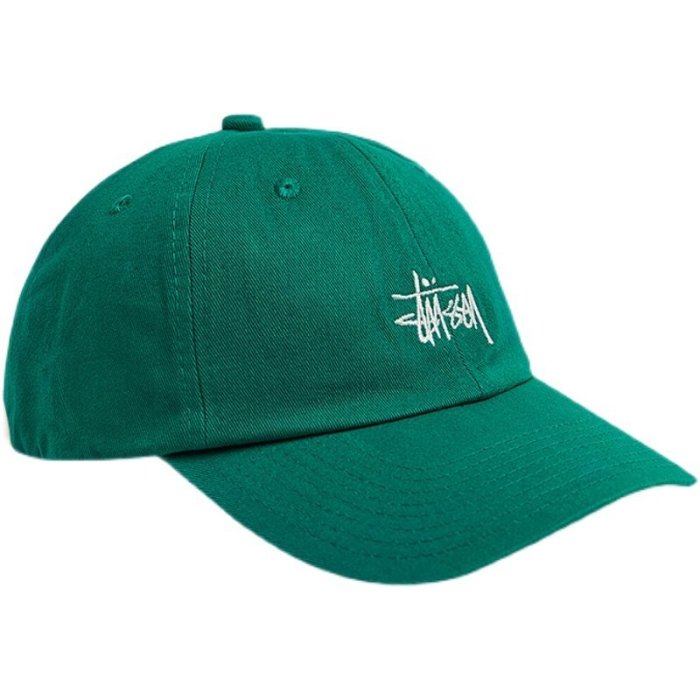 【熱賣精選】STUSSY斯圖西正品經典綠色棒球帽子防曬遮陽logo情侶男女鴨舌帽22