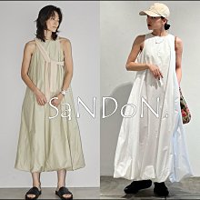 SaNDoN x『TODAYFUL』自留超級喜歡 立體花苞涼爽絲綢設計光澤裙襬可愛無袖洋裝 230519