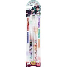 【JPGO】日本製 BANDAI Clear Brush 透明感牙刷 6~12歲以上適用~鬼滅之刃 2支組#409