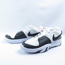 NIKE DR8786101 JA 1 EP 男款 籃球鞋 莫蘭特 耐磨底 白黑【iSport愛運動】