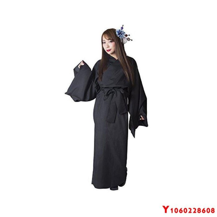 【熱賣精選】日本直郵PartyCityCosplay套裝花鳥風月日本和服性感可愛女黑色