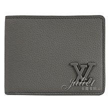 【茱麗葉精品】全新商品 Louis Vuitton LV M81734 Multiple 質感小牛皮對開5卡短夾.灰 現貨