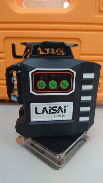 ☆捷成儀器☆LAISAI MAJI CFW-E1G全自動電子式整平4垂直4水平綠光貼模機 貼牆機激光雷射水平儀墨線雷射儀