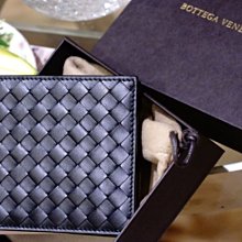 Bottega Veneta 113993 Nero Wallet 編織短夾 黑