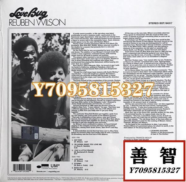 現貨BN爵士名盤 Reuben Wilson – Love Bug黑膠LP歐版全新 唱片 黑膠 LP【善智】323