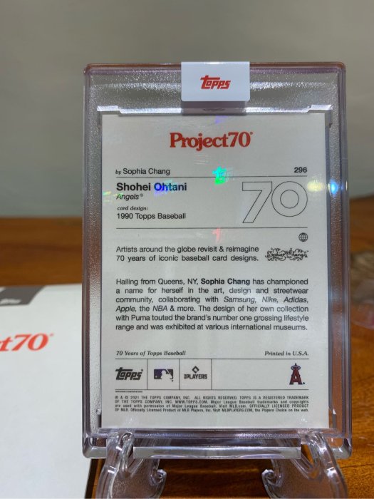 Topps Project 70 Shohei Ohtani MLB 大谷翔平限量釋出| Yahoo奇摩拍賣