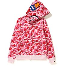 【日貨代購CITY】BAPE APE ABC CAMO SHARK FULL ZIP HOODIE 鯊魚 女版 現貨