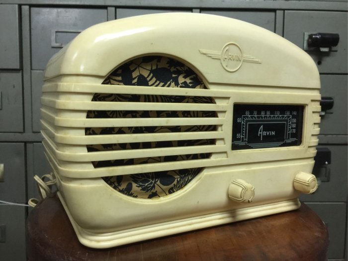古董電木真空管收音機