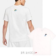 【Dr.Shoes 】Nike NSW 7彩 刺繡LOGO小勾 運動休閒 短袖 白 DJ1569-100