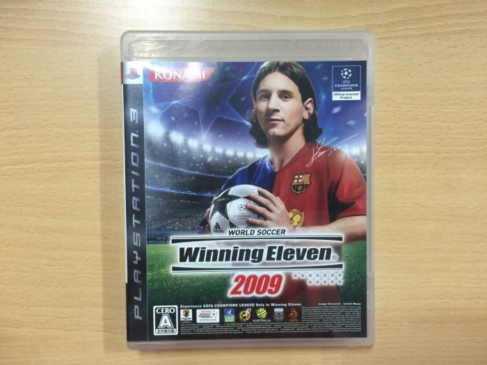 【飛力屋】PS3 Winning Eleven 2009 世界足球競賽2009 純日版 盒書完整 O39