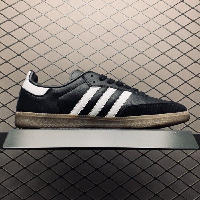 Adidas Originals SAMBA OG 黑白 皮 休閑運動 滑板鞋 B75807 男女鞋 情侶鞋