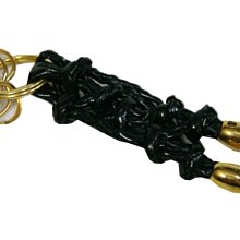 【菲歐娜】4373-(特價拍品)牛皮編織鑰匙圈(黑)JK-06