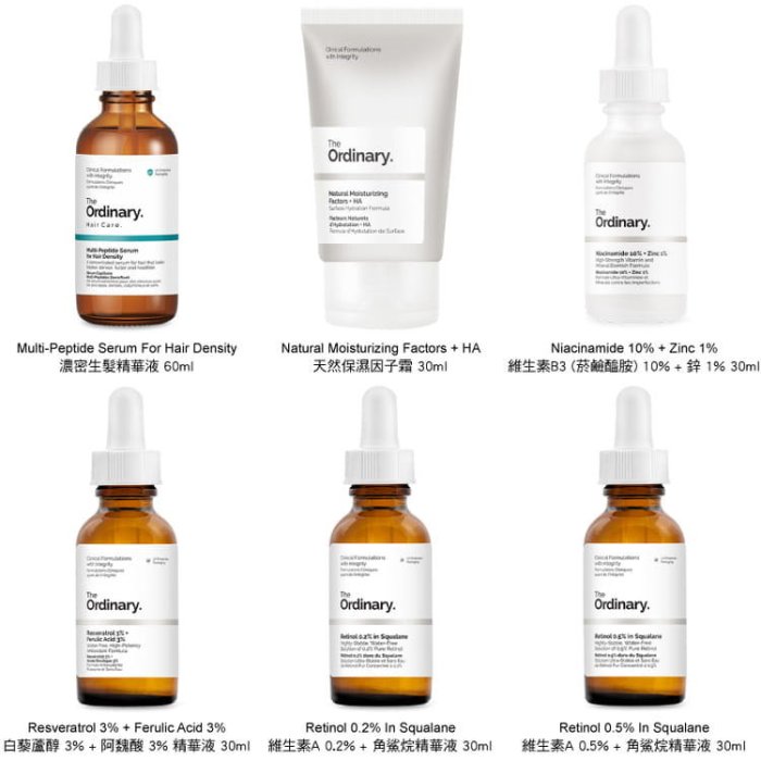 The Ordinary Buffet + 藍銅勝肽精華液 “Buffet” + Copper Peptides 1%【小黃豬代購】