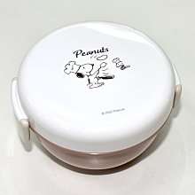日本製 SNOOPY 史努比 圓形 餐盒 便當盒 日本正版