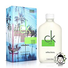 《小平頭香水店》CK One Reflections 2023 光影之夏限量版中性淡香水 100ml/100ML TESTER