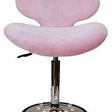 【品特優家具倉儲】@R609-18吧台椅櫃檯椅洽談椅粉紅絨布