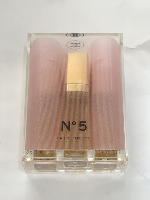 Chanel 香奈兒 N°5 N5度 Eau De toilette 15ml*3 行動香水 經典五號女性 約會秘密武器