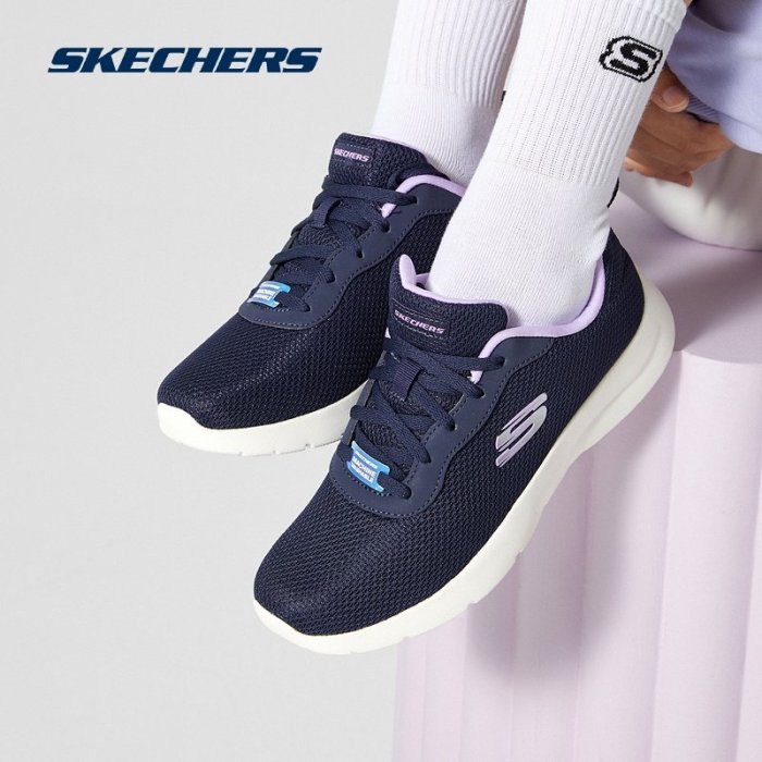 Skechers女鞋秋季緩震跑步鞋舒適輕便健身運動男鞋健步鞋子