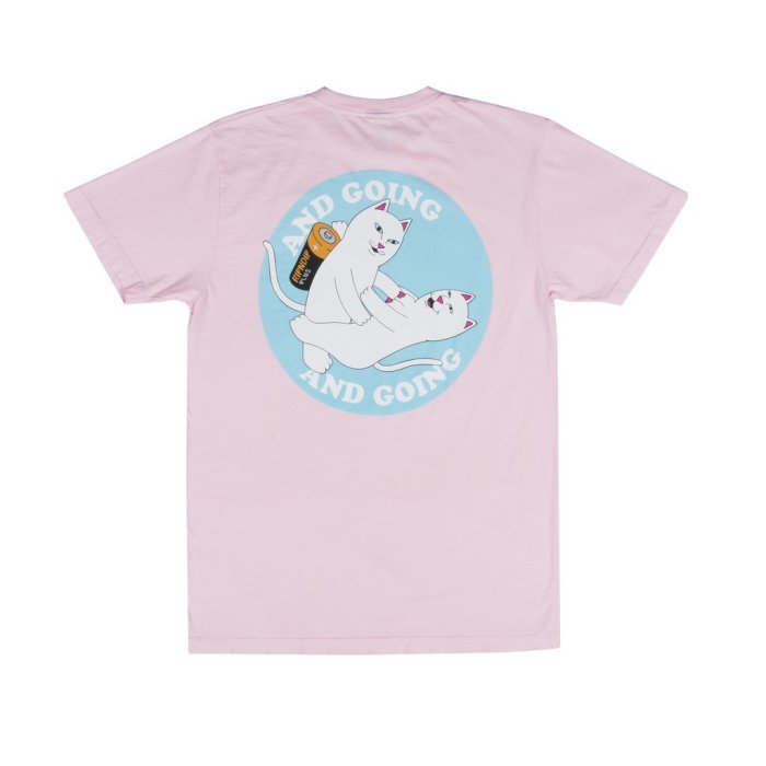 { POISON } RIPNDIP CHARGED UP TEE 打砲充電中指貓