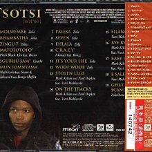 (甲上唱片) 黑幫暴徒 Tsotsi - Original Soundtrack - 日盤+VIDEO