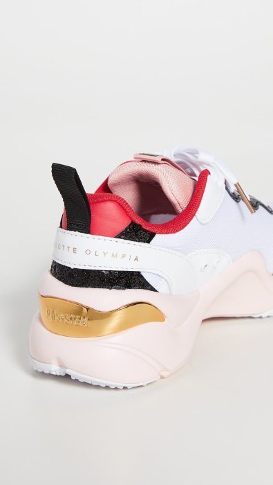 PUMA x Charlotte Olympia Rise 運動鞋-白/粉色