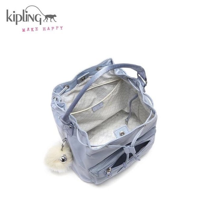 現貨 Kipling 猴子包 K71631 粉色 手提肩背束口雙肩後背包 水桶包 限時優惠 防水