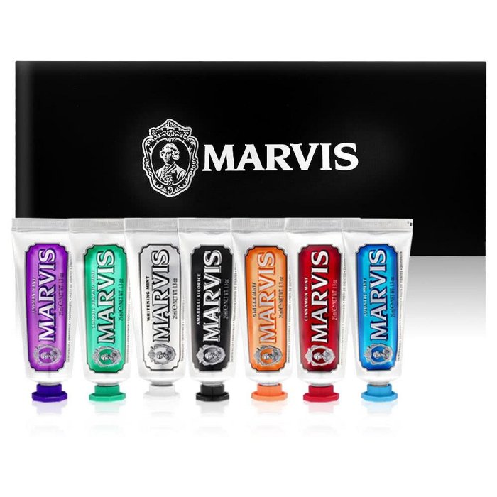 《小平頭香水店》MARVIS 牙膏旅行組 牙膏禮盒 25ML*7入 (盒裝)