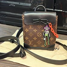 ~路米名品~ 稀少 LV Steamer Nano XS 小花 人偶 M80327 迷你 手提 斜肩背包 美品